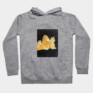 lion family portrait Hoodie